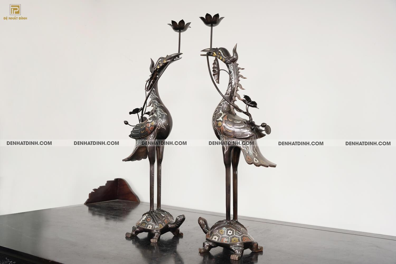 Hạc Ngũ sắc đồng đỏ 70 - Ảnh 3