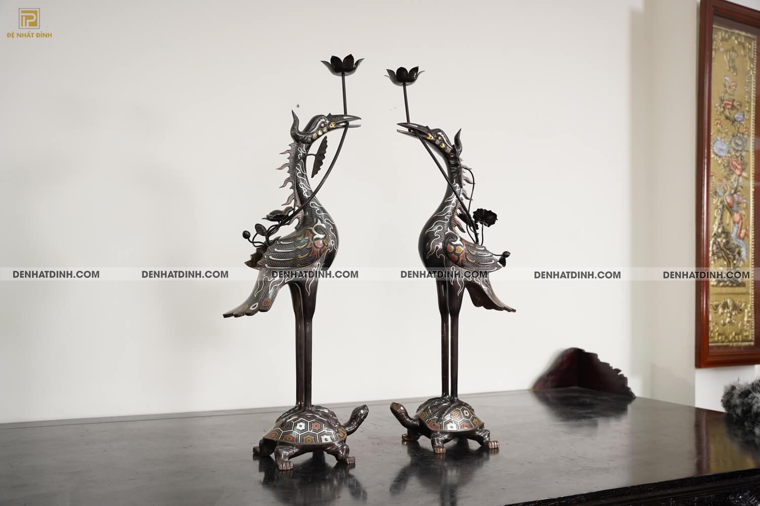 Hạc Ngũ sắc đồng đỏ 70 - Ảnh 2