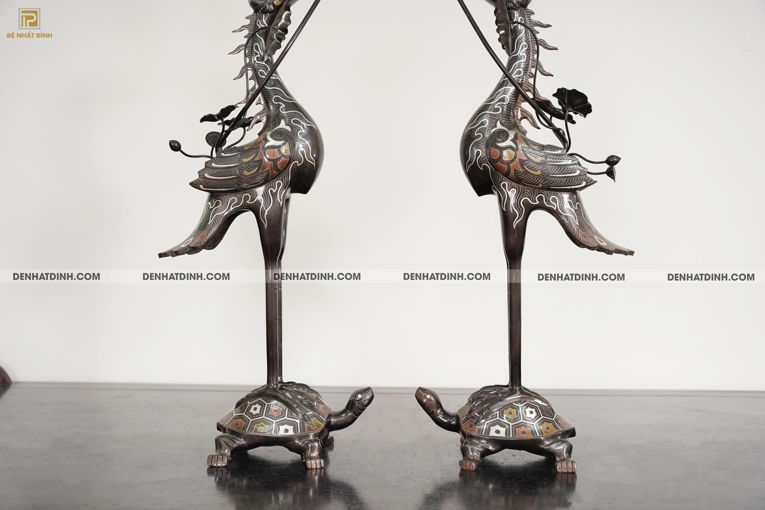 Hạc Ngũ sắc đồng đỏ 70 - Ảnh 8