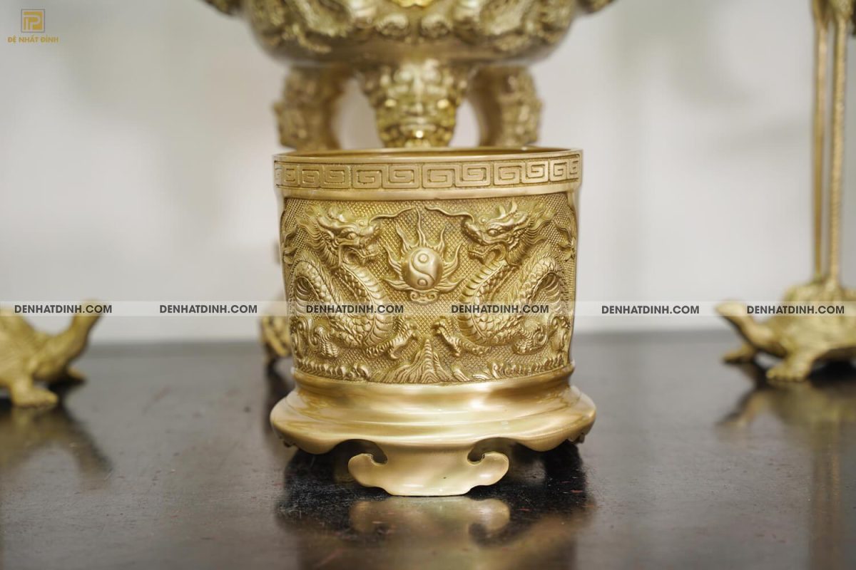 Bộ Ngũ sự song long 65 (36kg) HOA VĂN MỘC kèm 8 phụ kiện - Ảnh 9