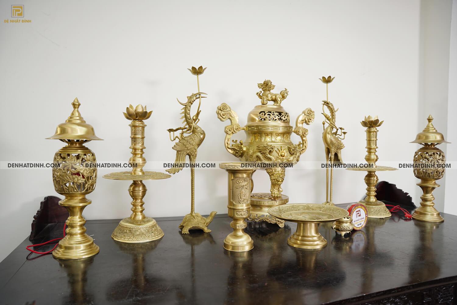 Bộ Ngũ sự song long 65 36kg HOA VĂN MỘC kèm 5 phụ kiện - Ảnh 11