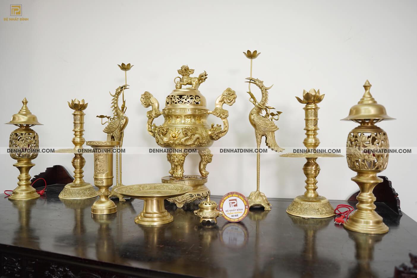 Bộ Ngũ sự song long 65 36kg HOA VĂN MỘC kèm 5 phụ kiện - Ảnh 10