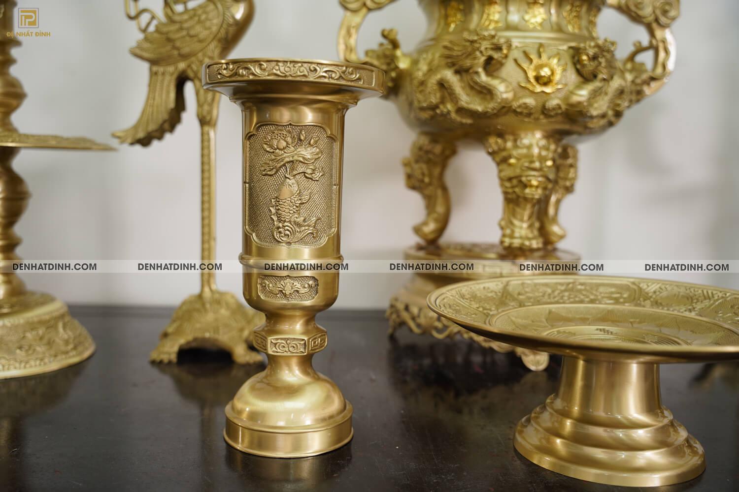 Bộ Ngũ sự song long 65 36kg HOA VĂN MỘC kèm 5 phụ kiện - Ảnh 8