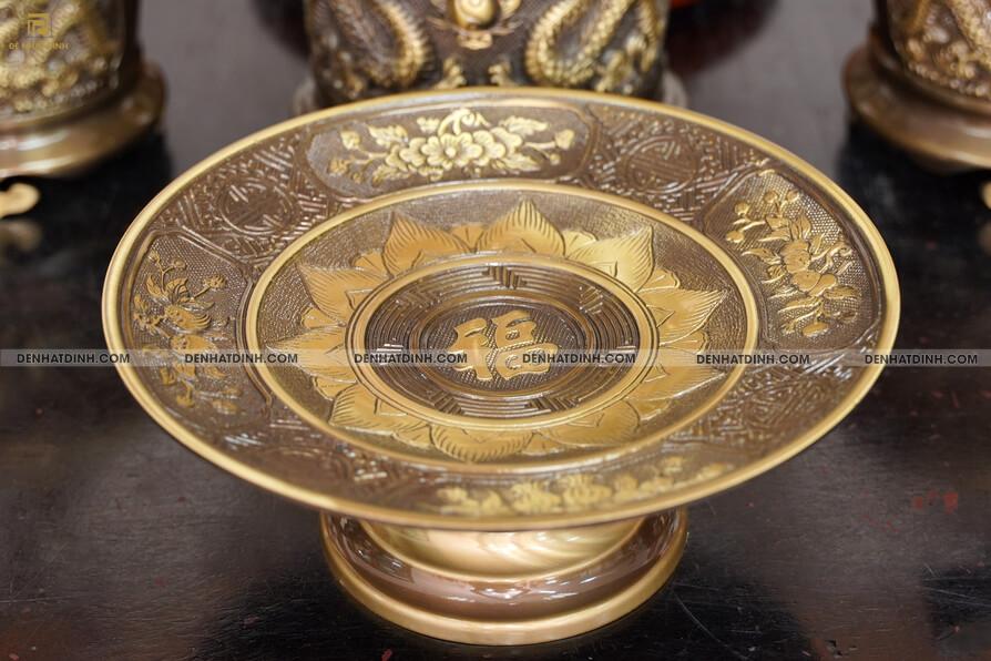 Bộ Ngũ sự Song Long 65 mẫu 3 hoa văn CN 36kg đầy đủ phụ kiện - Ảnh 9
