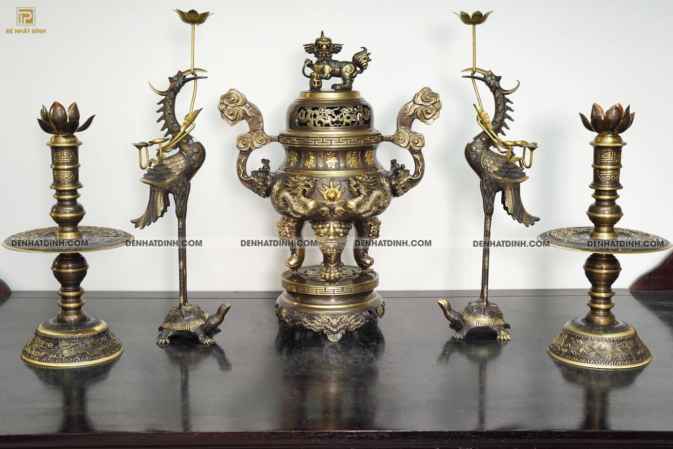 Ngũ sự Song Long 65 mẫu 3 hoa văn CN 36kg - Ảnh 5