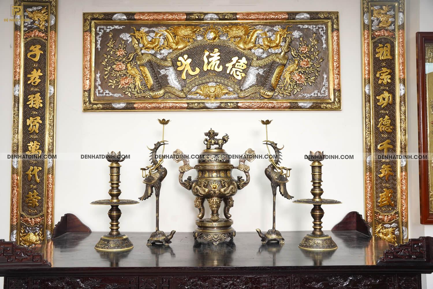 Ngũ sự Song Long 65 mẫu 3 hoa văn CN 36kg - Ảnh 2