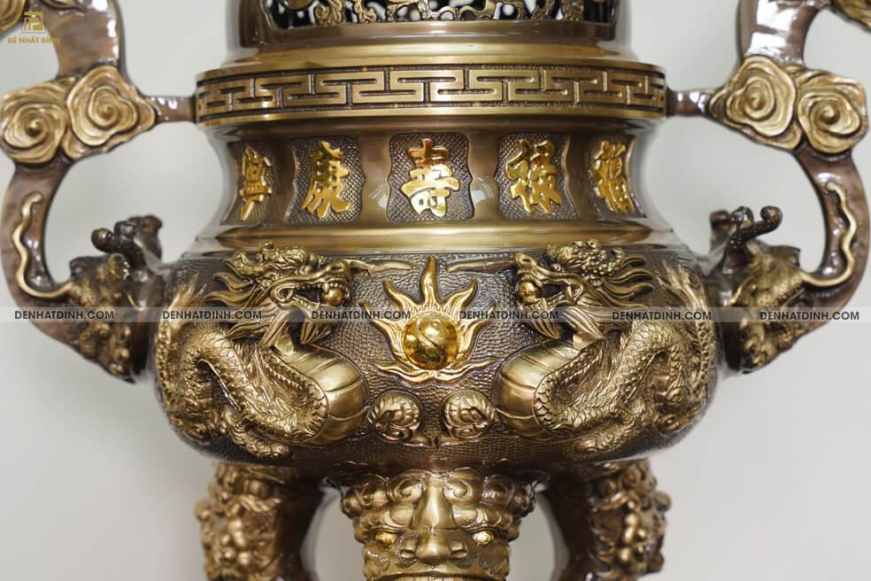 Ngũ sự Song Long 65 mẫu 3 hoa văn CN 36kg - Ảnh 7