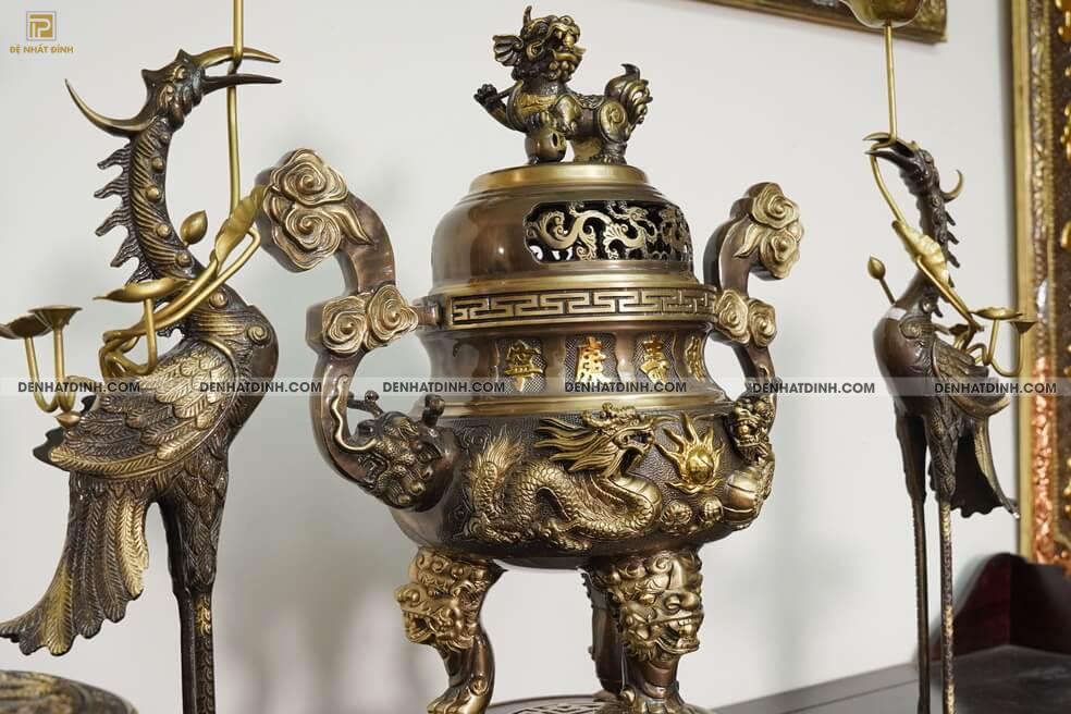 Ngũ sự Song Long 65 mẫu 3 hoa văn CN 36kg - Ảnh 8