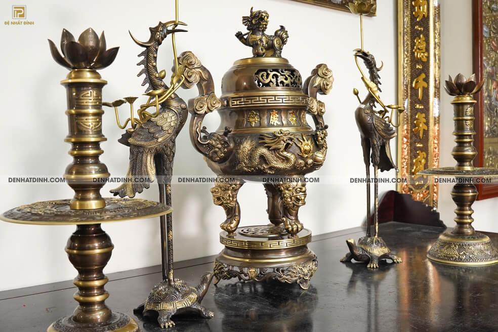 Ngũ sự Song Long 65 mẫu 3 hoa văn CN 36kg - Ảnh 9