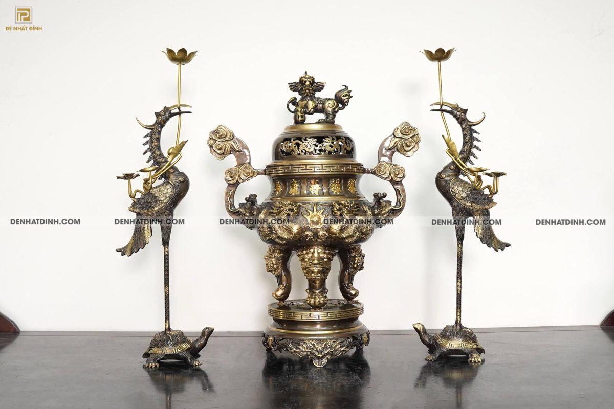 Tam sự Hạc Song Long 65 mẫu 3 CN 5 chữ