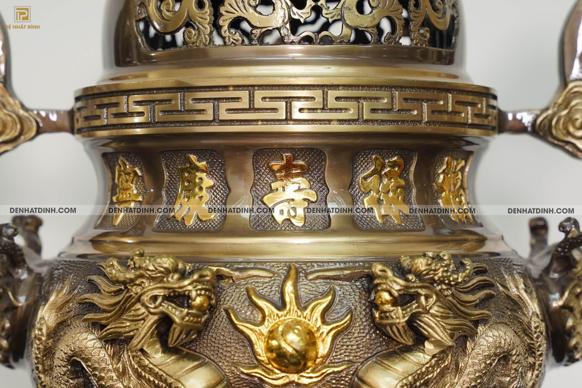 Ngũ sự Song Long 65 mẫu 3 hoa văn CN 36kg - Ảnh 13