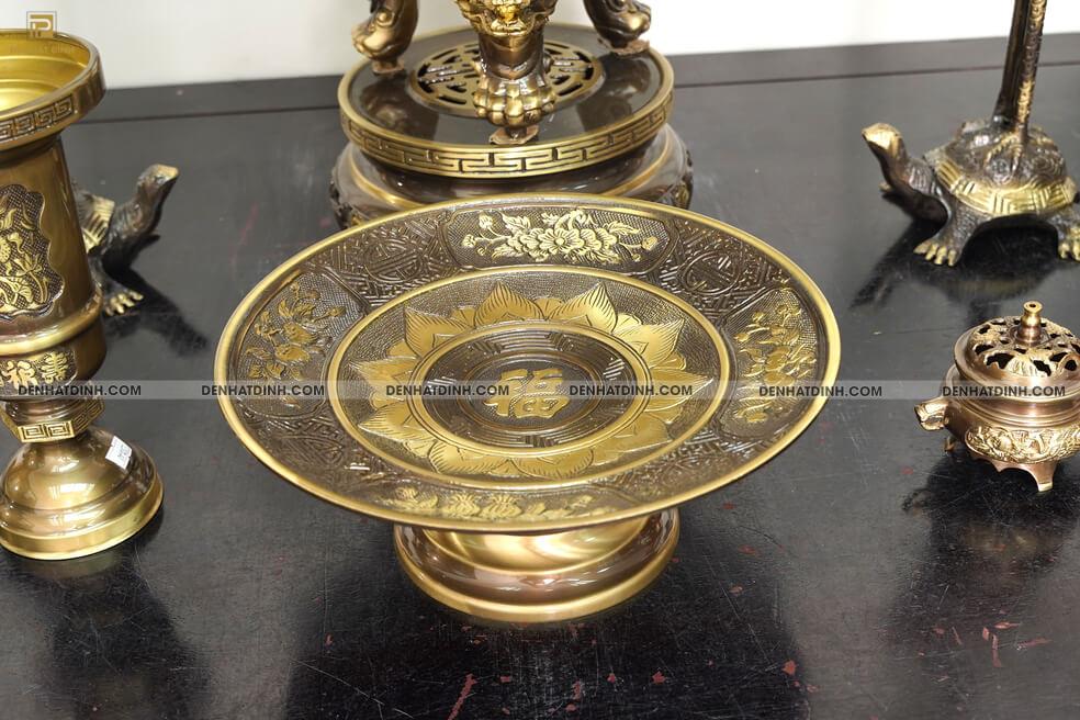Bộ Ngũ sự Song Long 65 mẫu 3 hoa văn CN 36kg kèm 4 phụ kiện - Ảnh 10