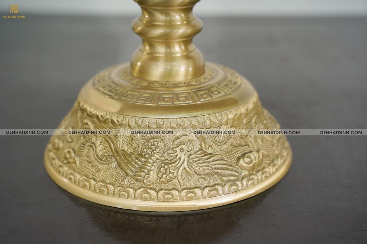 Nến 60 mẫu 2 hoa văn MỘC (Kèm đài sen) - Ảnh 15