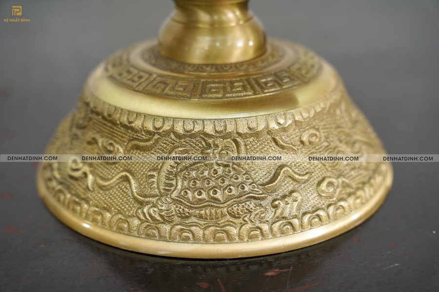 Nến 60 mẫu 2 hoa văn MỘC (Kèm đài sen) - Hình ảnh 14