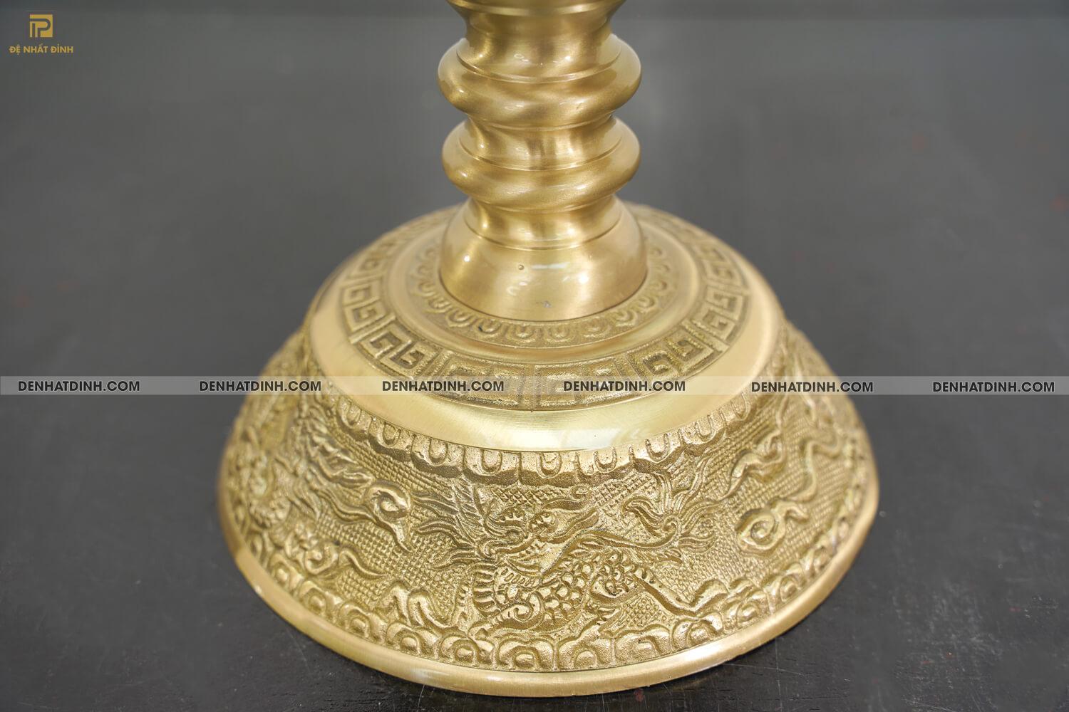 Nến 60 mẫu 2 hoa văn MỘC (Kèm đài sen) - Ảnh 17