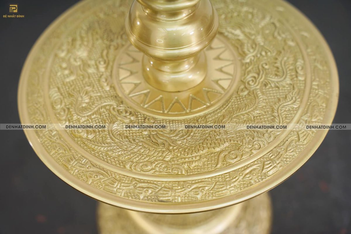 Nến 60 mẫu 2 hoa văn MỘC (Kèm đài sen) - Ảnh 11
