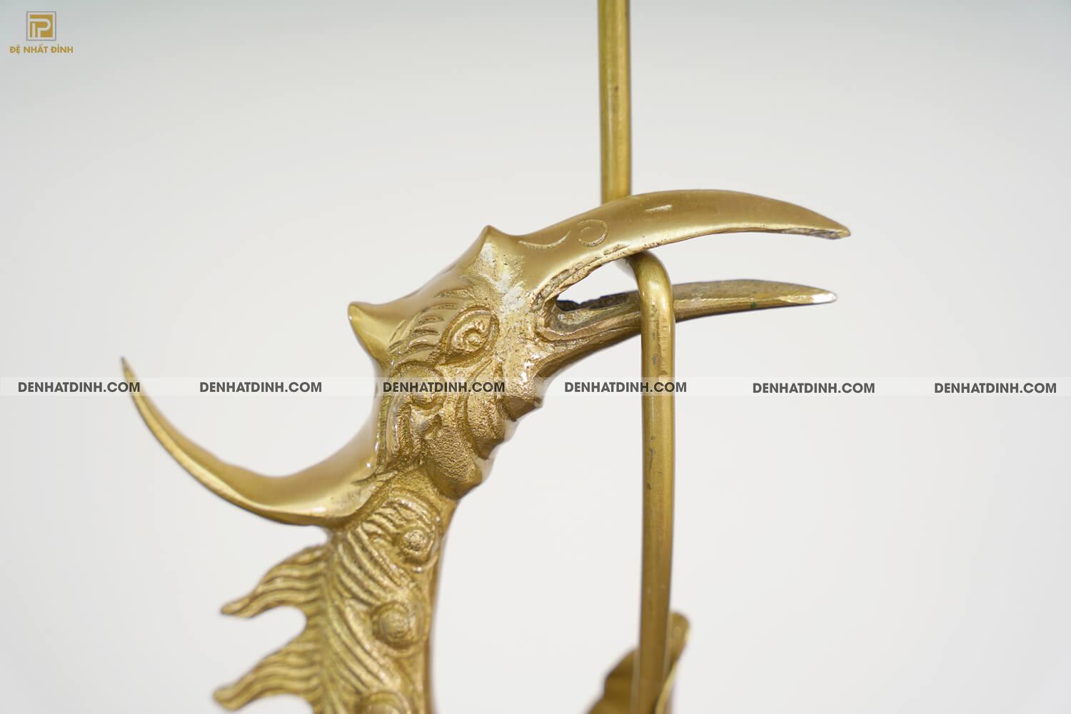 Đôi hạc đồng cao 72cm mộc - Ảnh 8