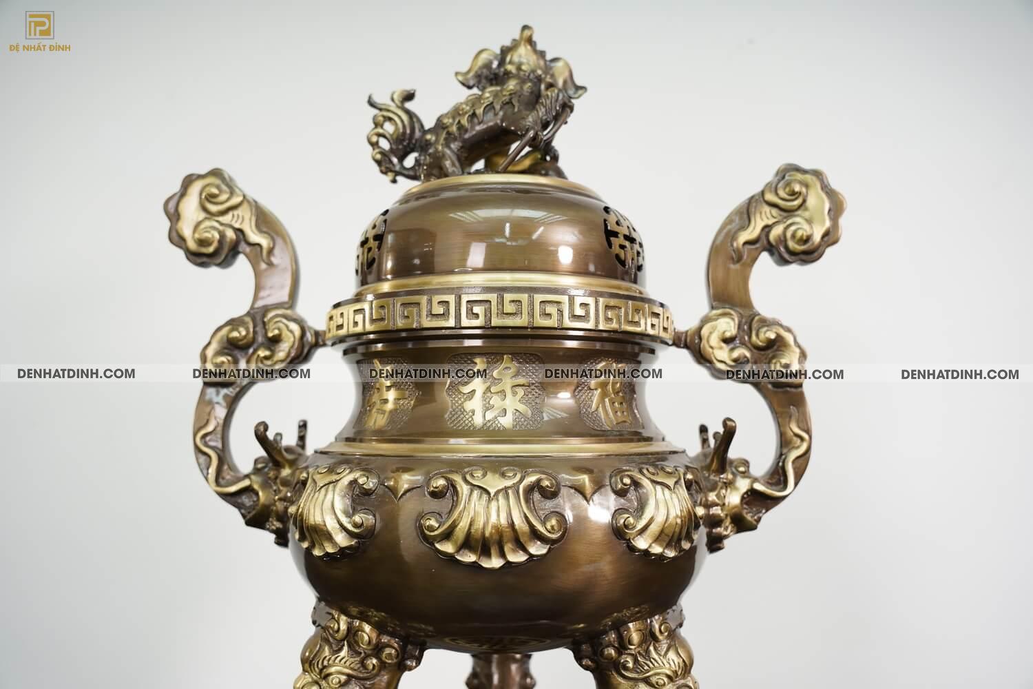 Bộ tam sự nến hoa sòi 65 màu hun cổ - Ảnh 10