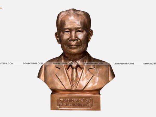 Tượng truyền thần bằng đồng đỏ cao 48cm, nặng 21-23kg