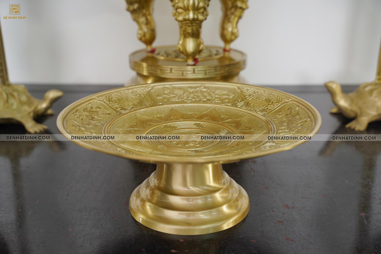 Bộ ngũ sự song long 65 mẫu 3 chữ Hán  hoa văn mộc kèm 4 phụ kiện - Ảnh 6