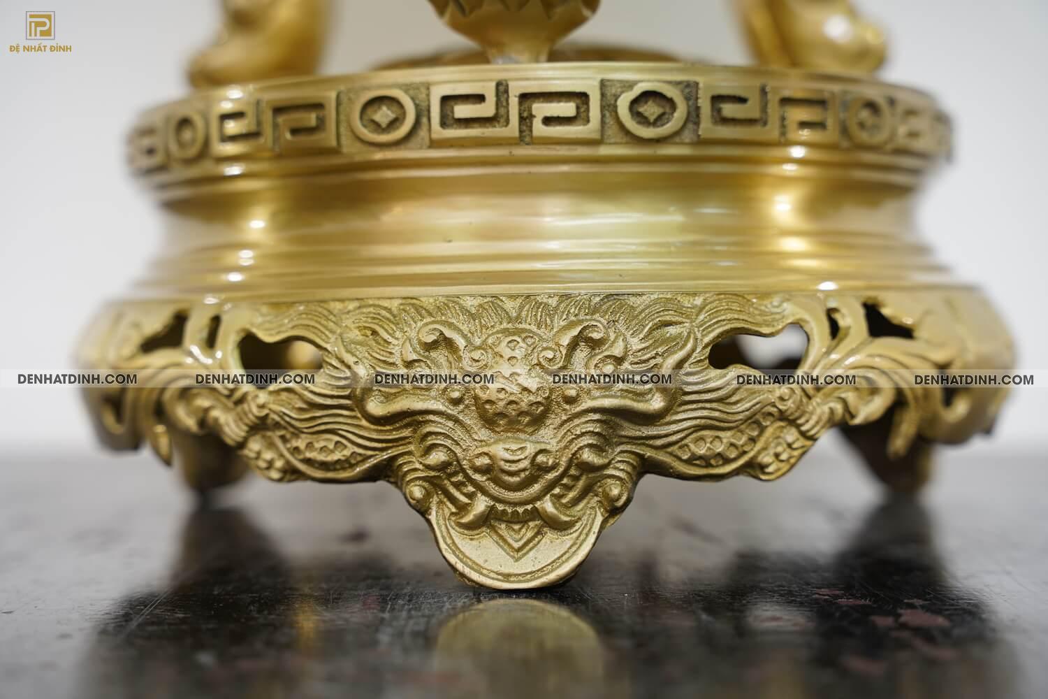 Bộ ngũ sự song long 65 cuốn thư chữ Phúc mộc 5 chữ kèm 3 phụ kiện - Ảnh 12