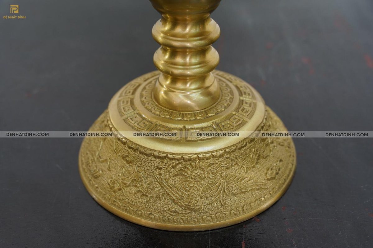 Bộ tam sự nến song long 65 mẫu 3 màu vàng nến chữ phúc - Ảnh 7