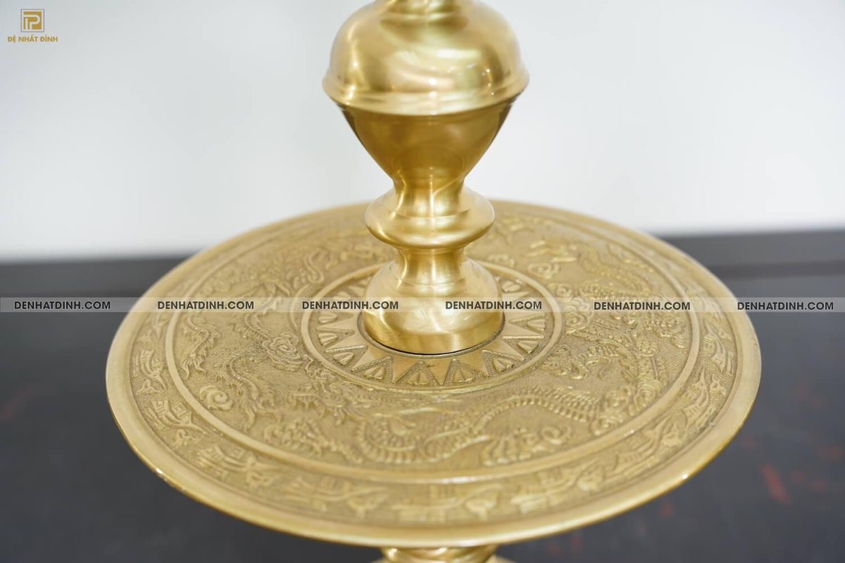 Bộ tam sự nến song long 65 mẫu 3 màu vàng nến chữ phúc - Ảnh 5