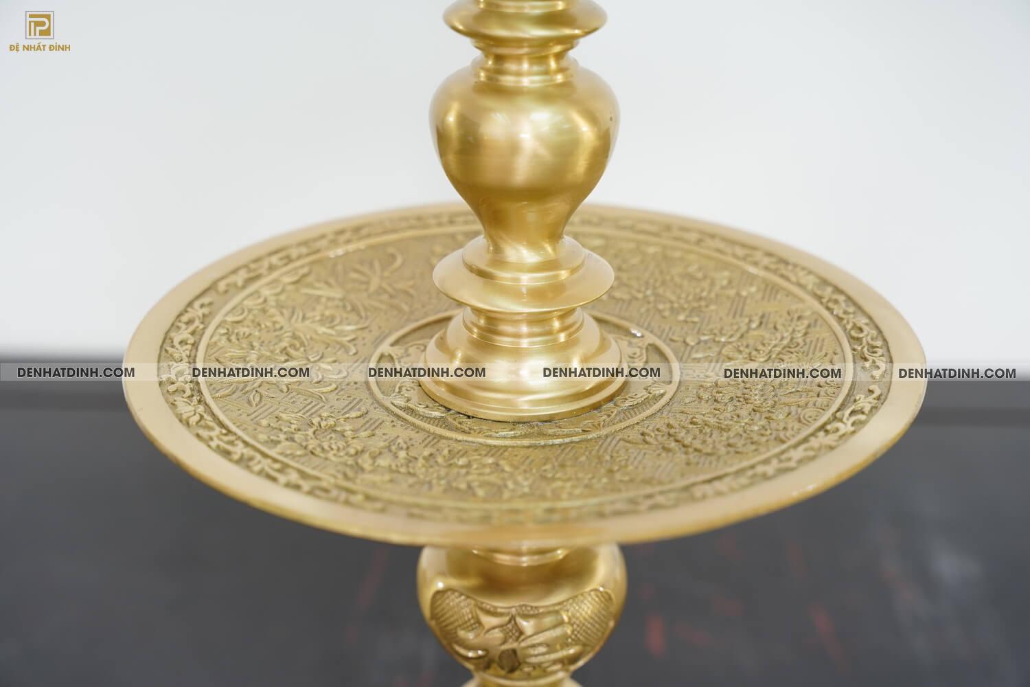 Bộ tam sự nến song long 65 mẫu 3 mộc nến hoa văn 2 mặt - Ảnh 11