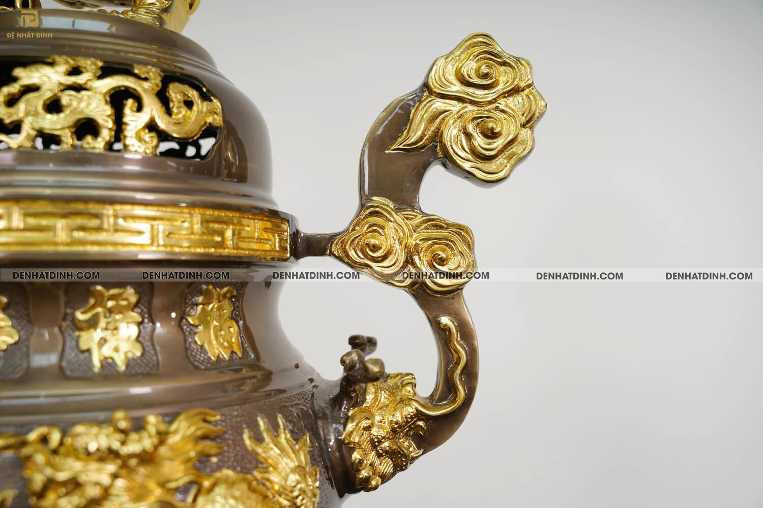 Đỉnh rồng song long 65 dát vàng điểm 24K - Ảnh 13