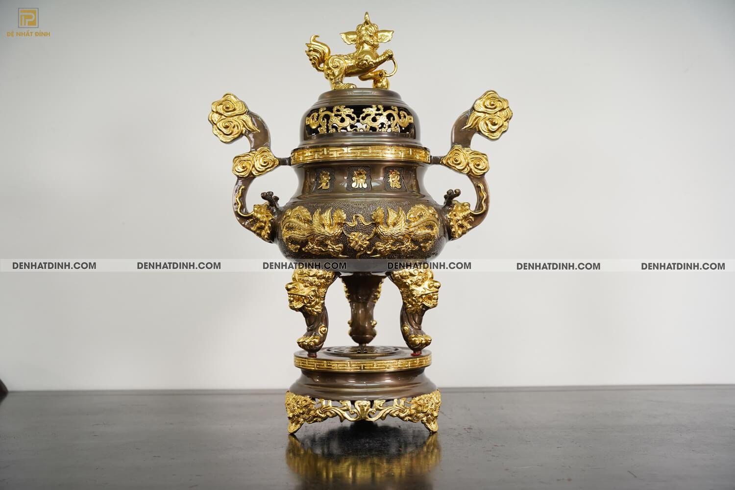 Đỉnh rồng song long 65 dát vàng điểm 24K - Ảnh 16