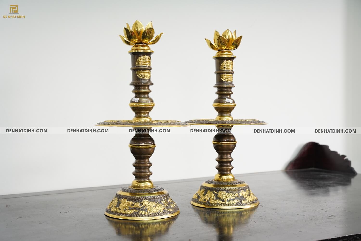 Chân nến 51 dát vàng điểm 24k - Ảnh 3