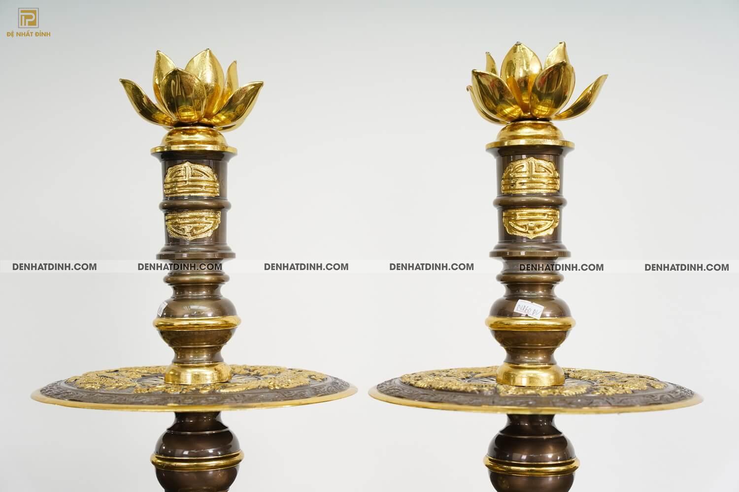 Chân nến 51 dát vàng điểm 24k - Ảnh 4