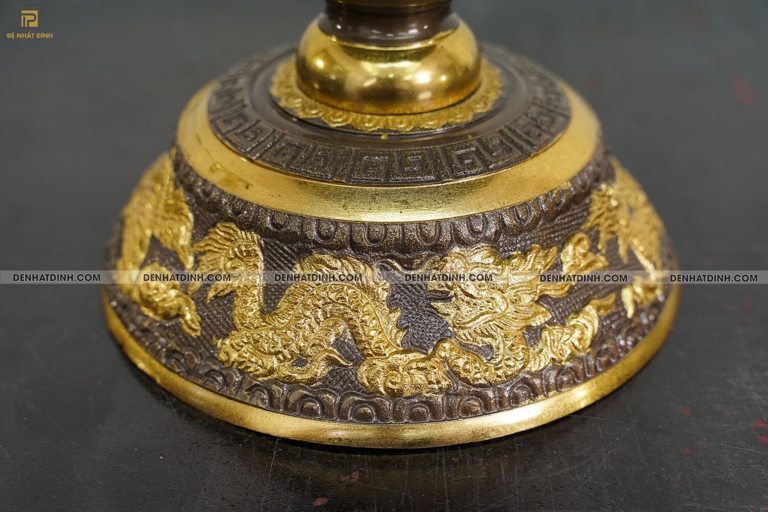 Chân nến 51 dát vàng điểm 24k - Ảnh 11