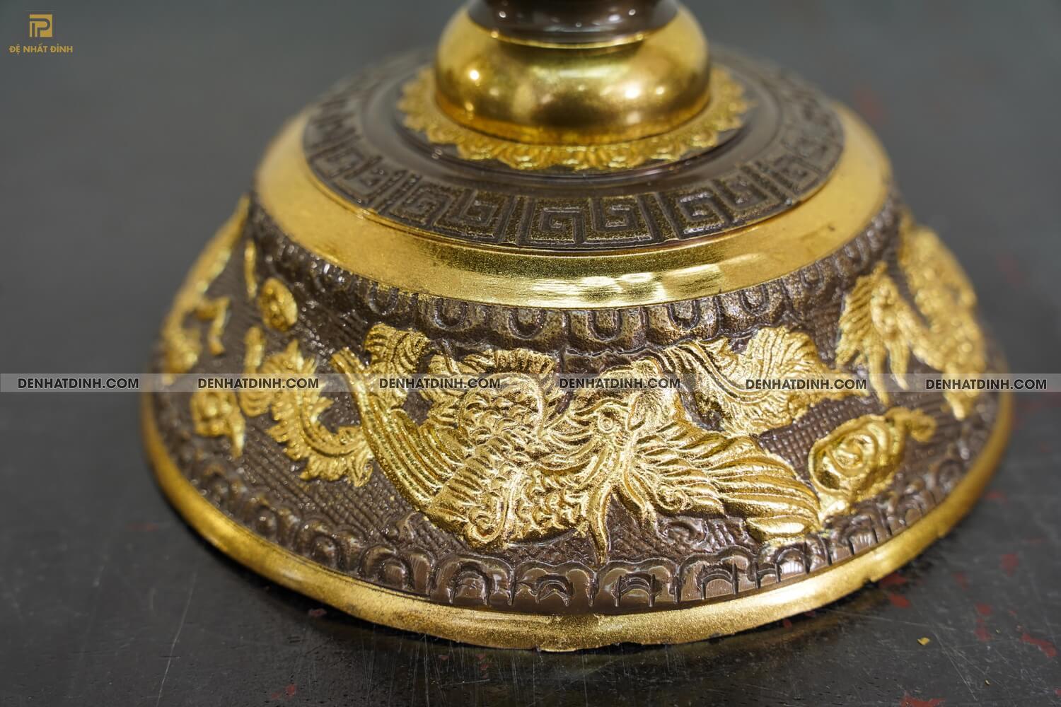 Chân nến 51 dát vàng điểm 24k - Ảnh 10