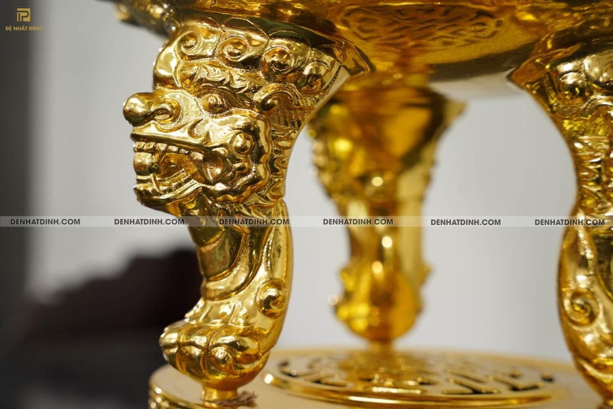 Đỉnh rồng cao 65cm dát vàng 24k - Ảnh 13