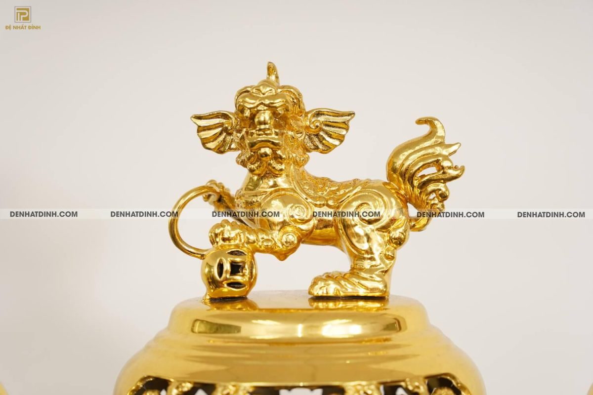 Đỉnh rồng cao 65cm dát vàng 24k - Ảnh 5