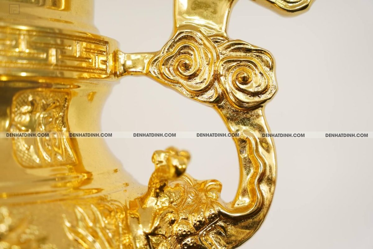 Đỉnh rồng cao 65cm dát vàng 24k - Ảnh 7
