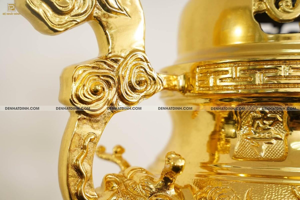 Đỉnh rồng cao 65cm dát vàng 24k - Ảnh 19