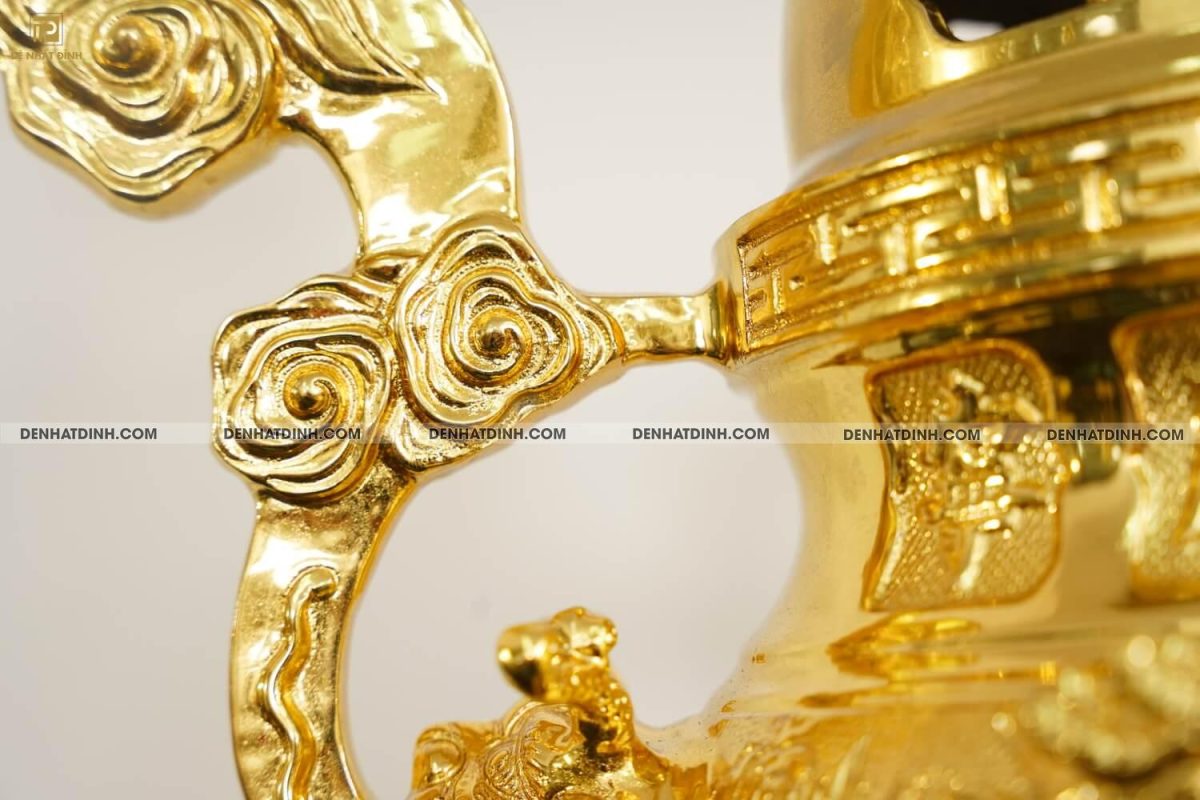 Đỉnh rồng cao 65cm dát vàng 24k - Ảnh 21