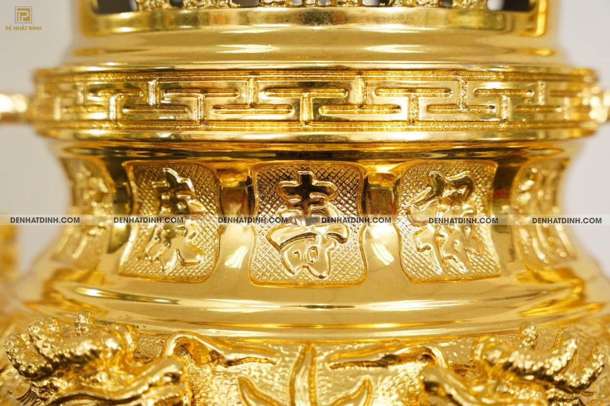 Đỉnh rồng cao 65cm dát vàng 24k - Ảnh 22