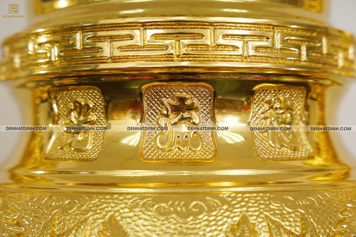 Đỉnh rồng cao 65cm dát vàng 24k - Ảnh 26