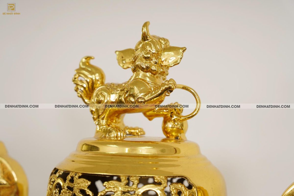 Đỉnh rồng cao 65cm dát vàng 24k - Ảnh 27