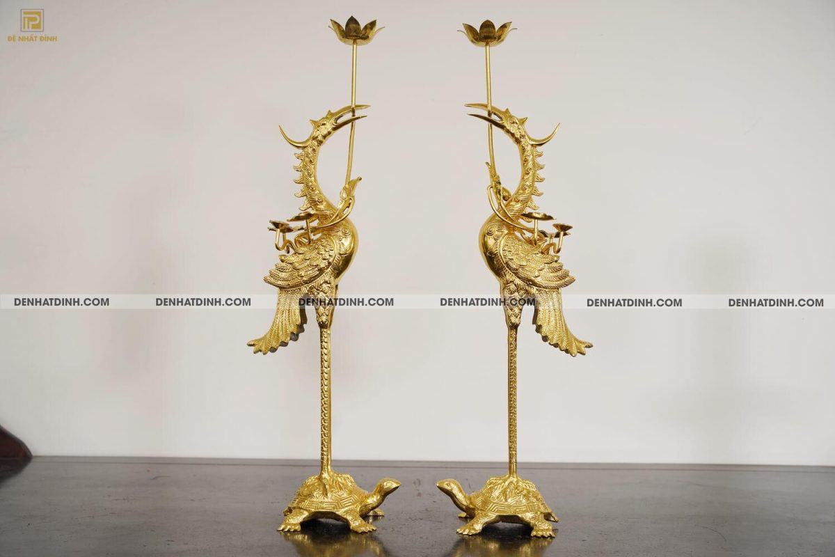 Hạc 65 dát vàng 24k