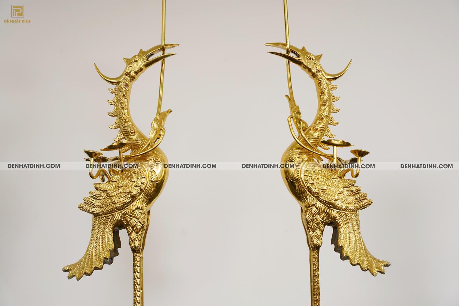 Hạc 65 dát vàng 24k - Hình ảnh 6