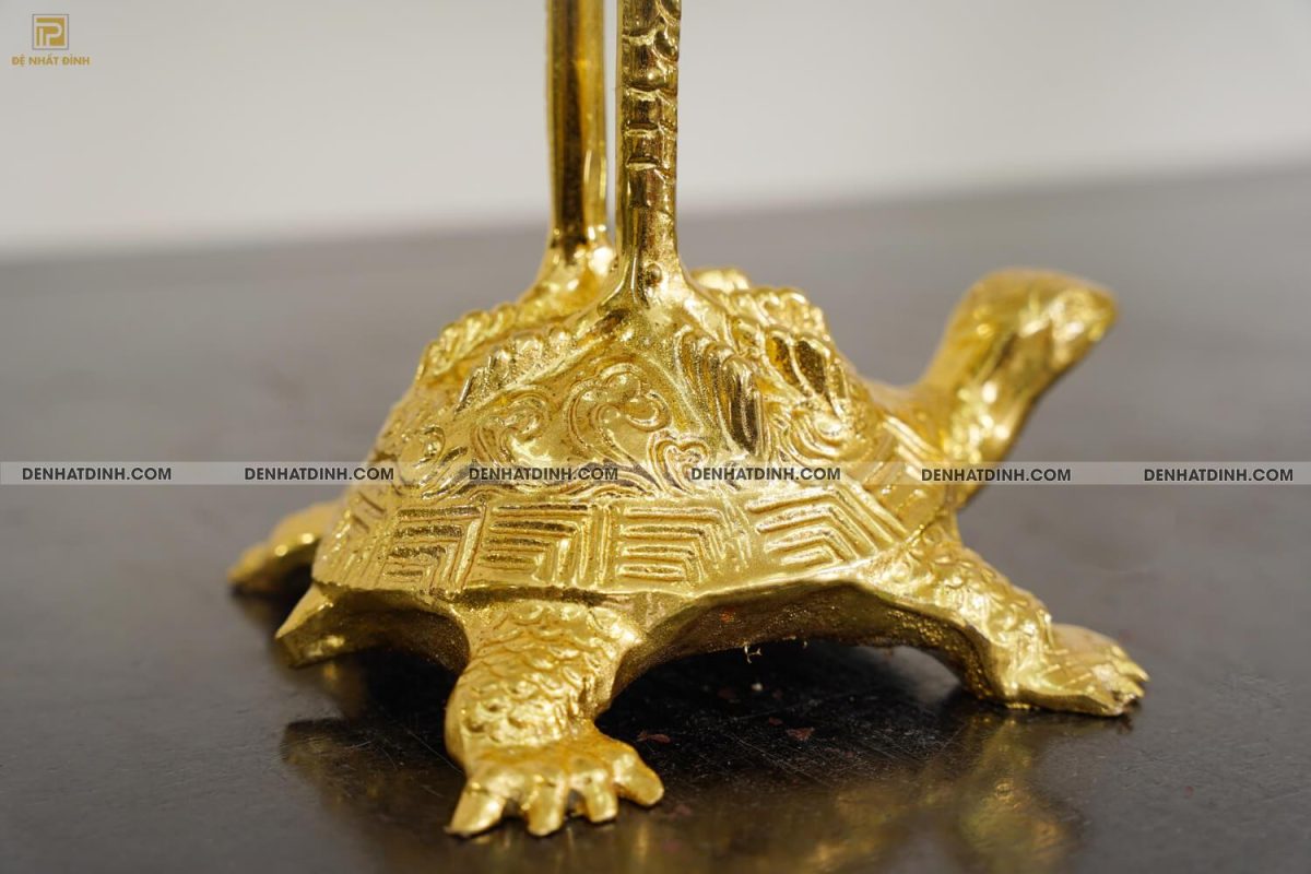 Bộ tam sự hạc song long 65 mẫu 3 dát vàng 24k - Ảnh 17