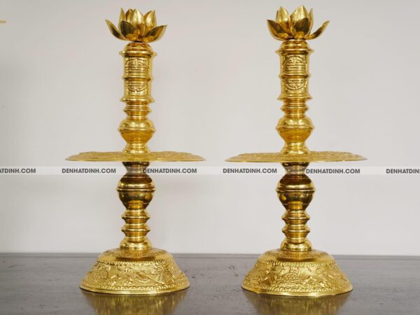 Chân nến 60 dát vàng 24k