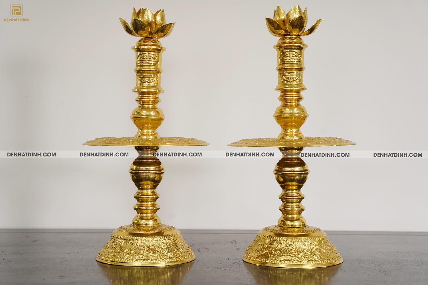 Chân nến 60 dát vàng 24k