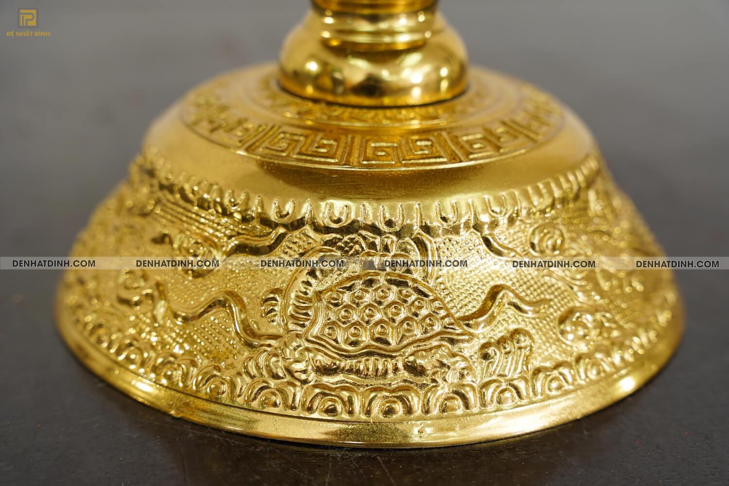 Chân nến 60 dát vàng 24k - Ảnh 12