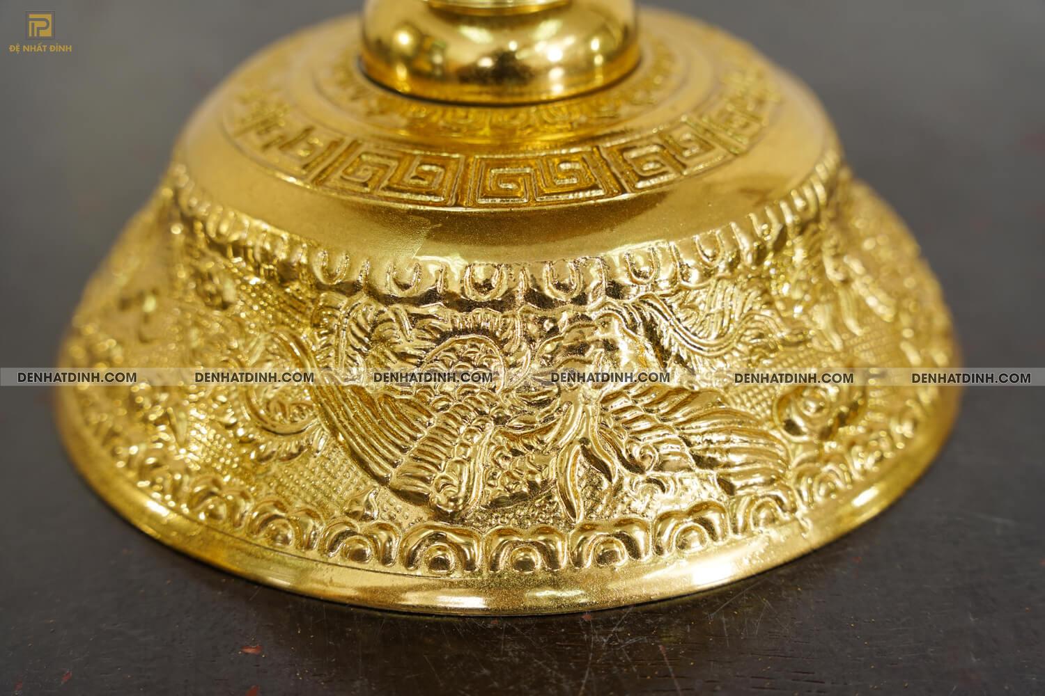 Chân nến 60 dát vàng 24k - Ảnh 10