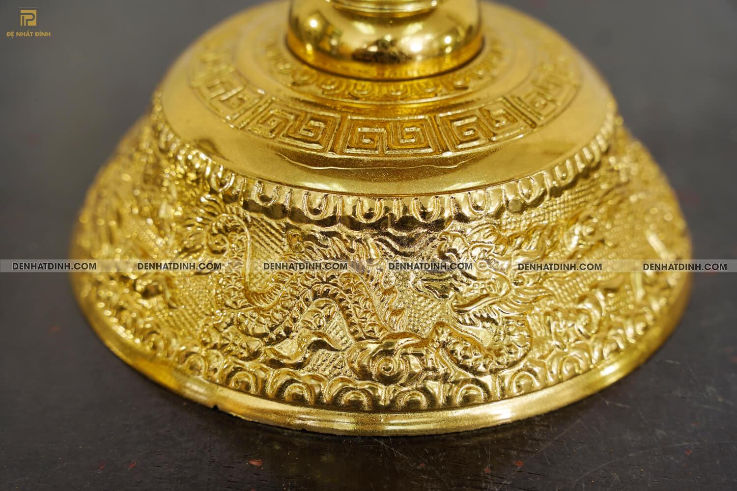 Chân nến 60 dát vàng 24k - Ảnh 11